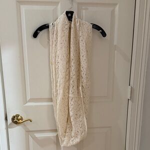 Target Cream Lace Scarf
